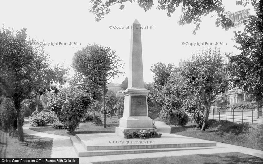 Paignton, War Memorial 1922