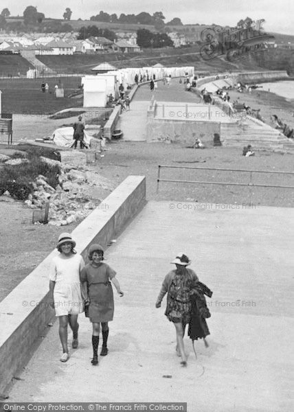 Photo of Paignton, Young Ladies At Preston Sands 1924