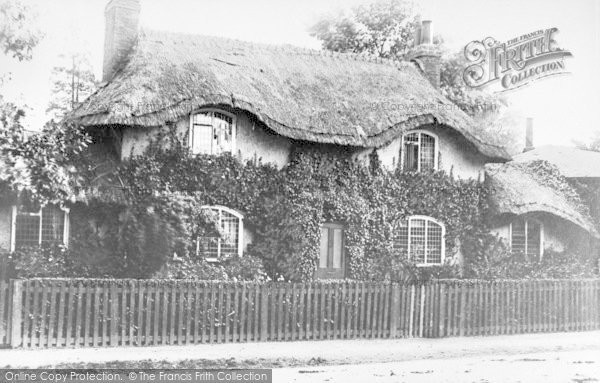 Photo of Palmers Green, The Thatched Cottage At The Triangle 1884