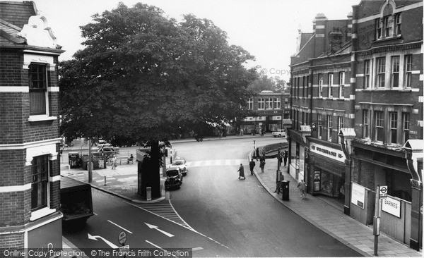 Palmers Green, The Triangle c.1965