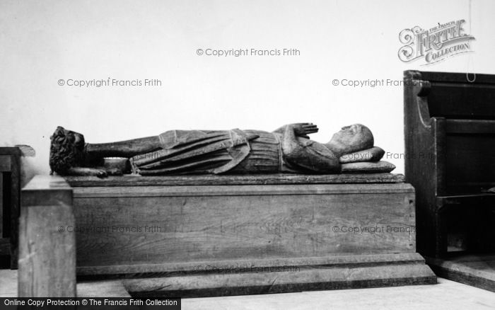 Photo of Pamber End, Pamber Priory, Wooden Effigy Of c.1270 1951