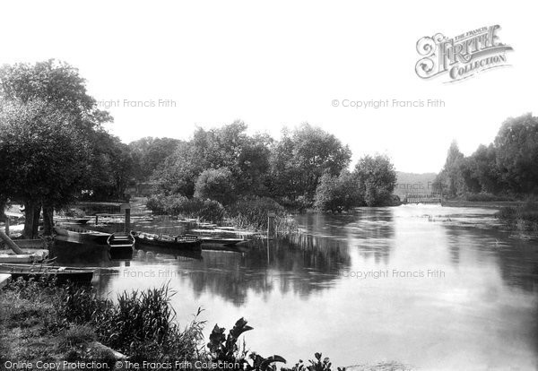 Photo of Pangbourne, From Below Swan Hotel 1890