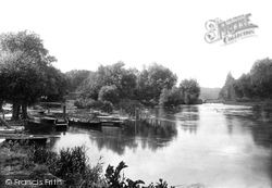 From Below Swan Hotel 1890, Pangbourne