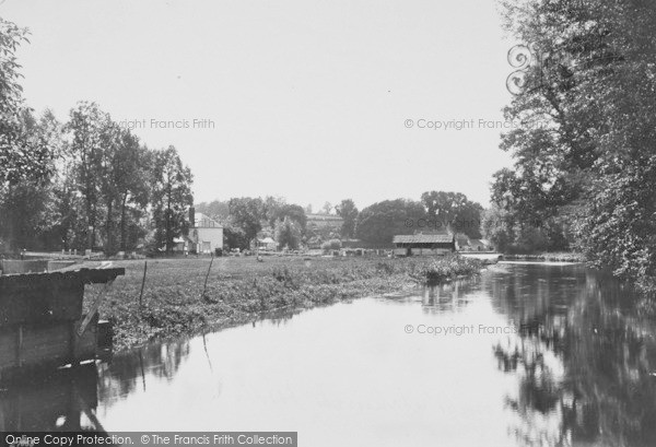 Photo of Pangbourne, From Whitchurch Mills 1890