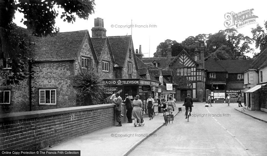 Pangbourne, High Street c1955