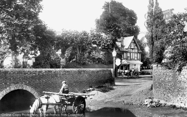 Photo of Pangbourne, The Bridge And The Old George 1899