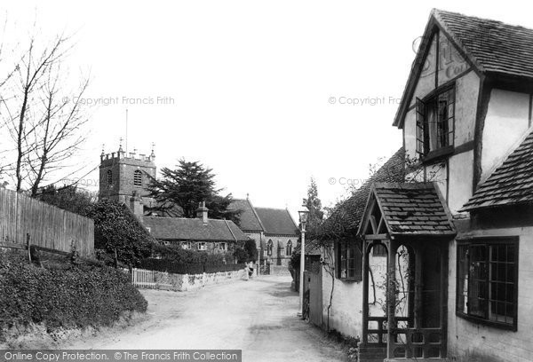 Photo of Pangbourne, The Church And Old Cottages 1910