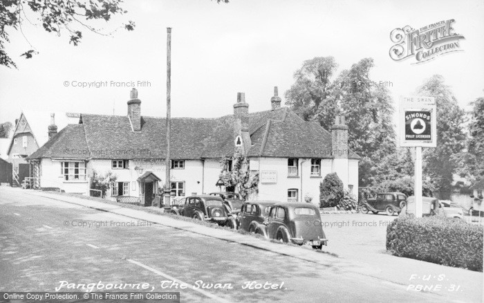Photo of Pangbourne, The Swan Hotel c.1955