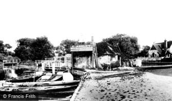 Pangbourne, view from The Swan 1899