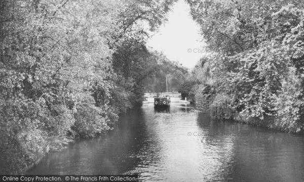Photo of Pangbourne, View From Whitchurch Bridge c.1955