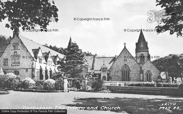 Photo of Pantasaph, The Friary And Church c.1955