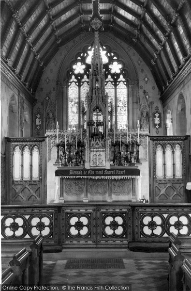 Photo of Pantasaph, The High Altar, St David's Church c.1955