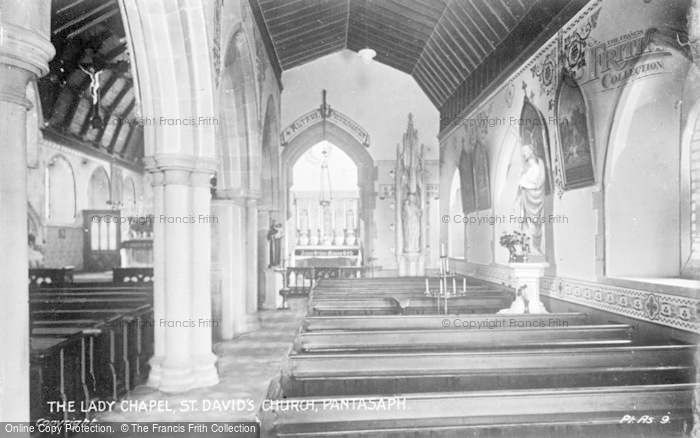 Photo of Pantasaph, The Lady Chapel, St David's Church c.1935