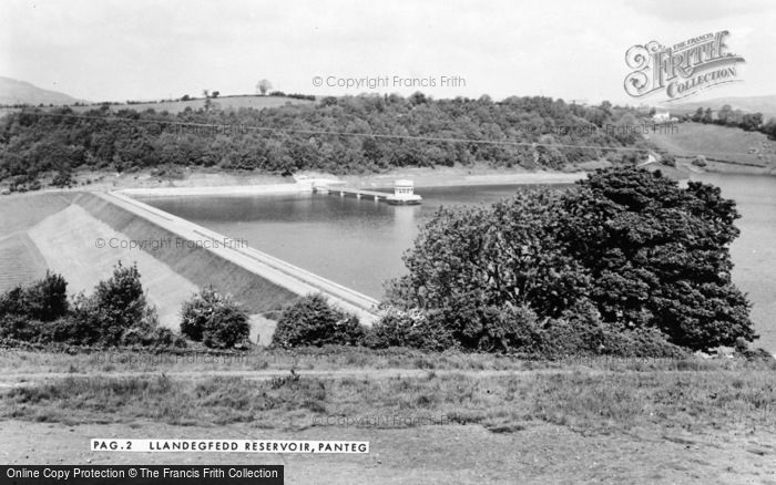 Photo of Panteg, Llandegfedd Reservoir c.1960