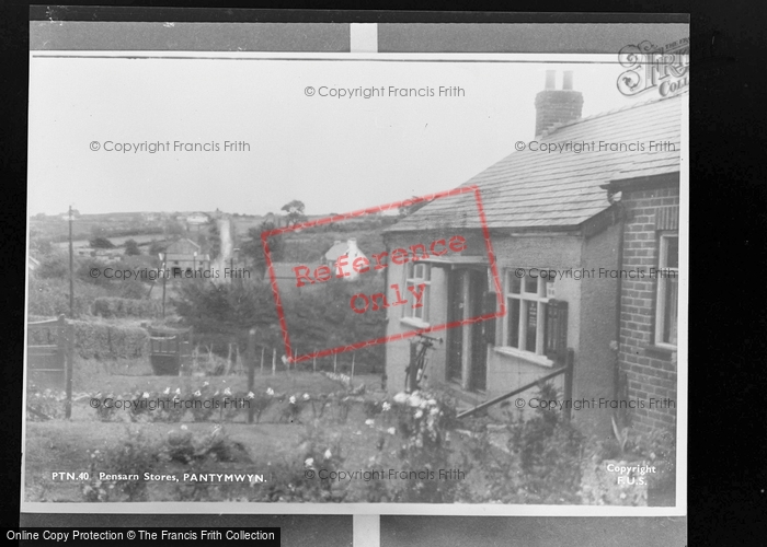 Photo of Pantymwyn, Pensarn Stores c.1965