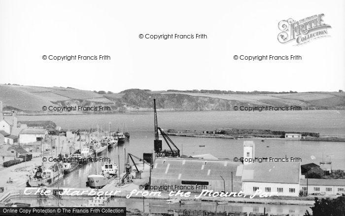 Photo of Par, The Harbour From The Mount c.1960