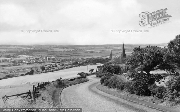 Photo of Parbold, View From Parbold Hill c.1960