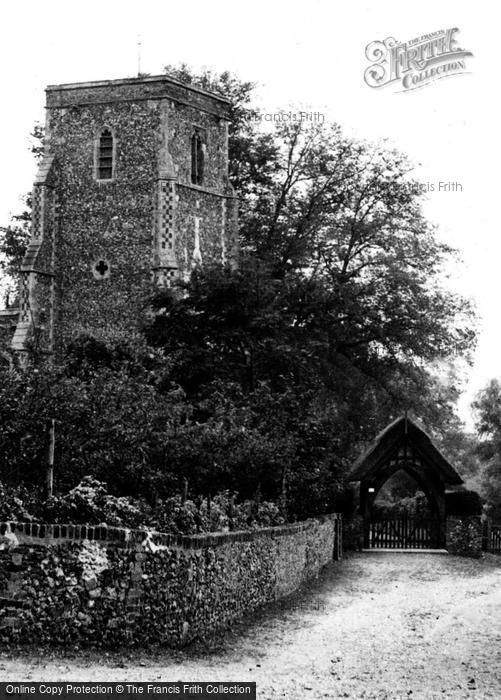 Photo of Parham, Church And Lychgate c.1960