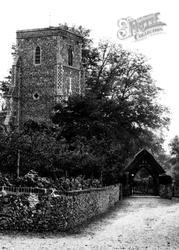 Church And Lychgate c.1960, Parham