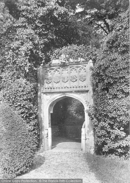 Photo of Parham, Parham Hall Gateway 1909