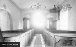 St Peter's Church Interior 1896, Parham