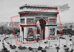 Arc De Triomphe c.1920, Paris