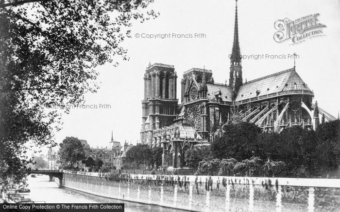 Photo of Paris, Notre Dame And The Seine c.1930