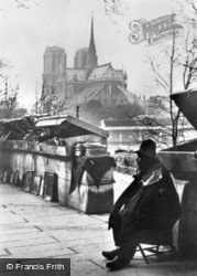Notre-Dame From The Seine Embankment c.1930, Paris