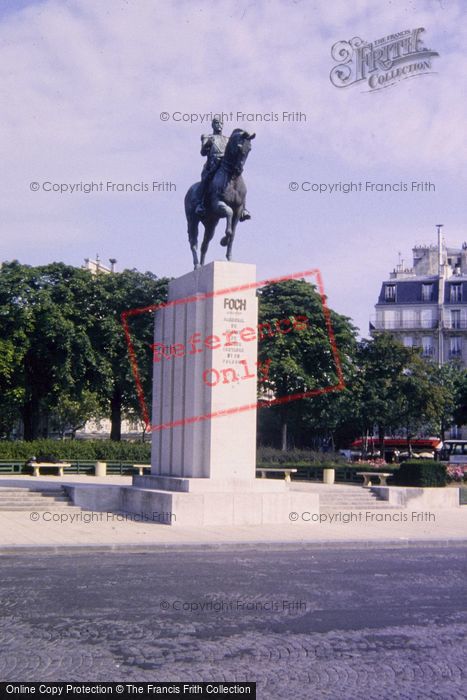 Photo of Paris, Statue Of Marshal Foch (1851 1929) 1994