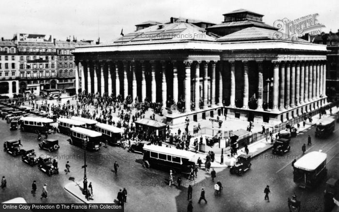 Photo of Paris, The Palais Brongniart c.1920