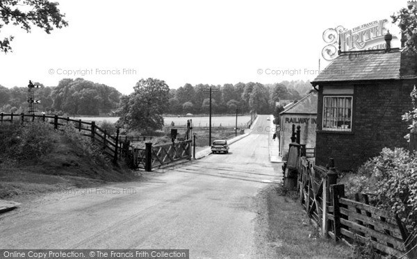Photo of Parkend, Railway Crossing c.1965
