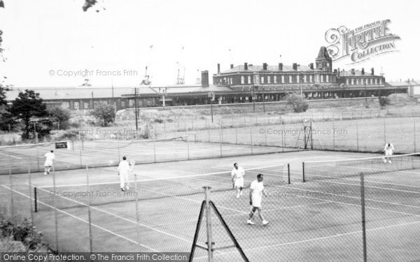 Photo of Parkeston, Tennis Courts c.1960