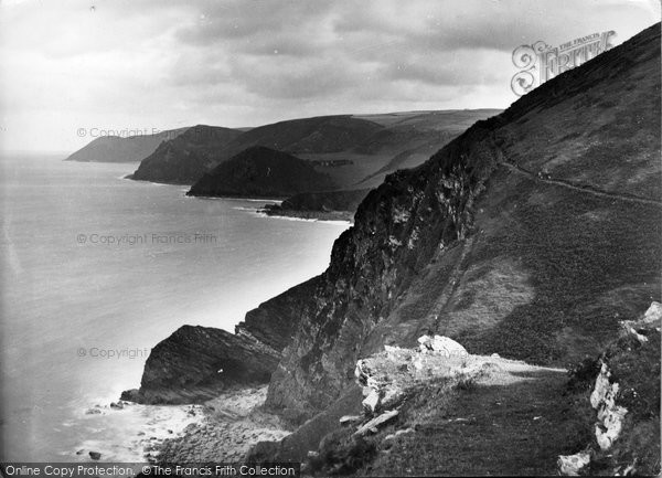Photo of Parracombe, Coast View, Heddon's Mouth c.1862