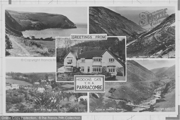 Photo of Parracombe, Composite c.1950