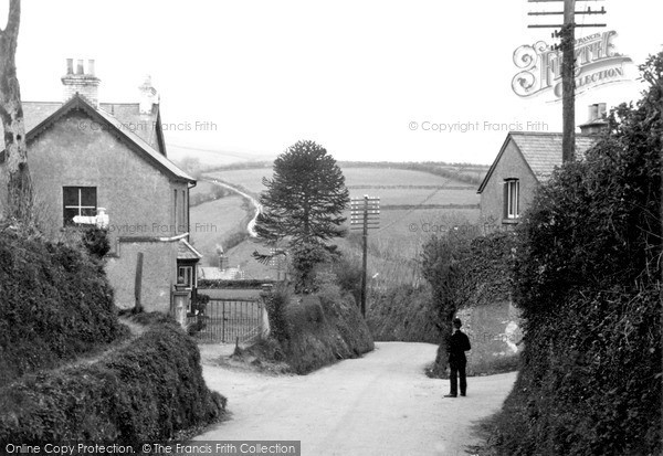 Photo of Parracombe, Cross Roads and Hill c1950