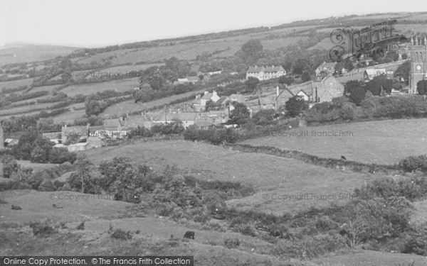 Photo of Parracombe, General View Of Village c.1955