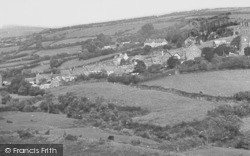 General View Of Village c.1955, Parracombe