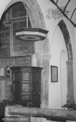 St Petreock's Church Interior c.1960, Parracombe