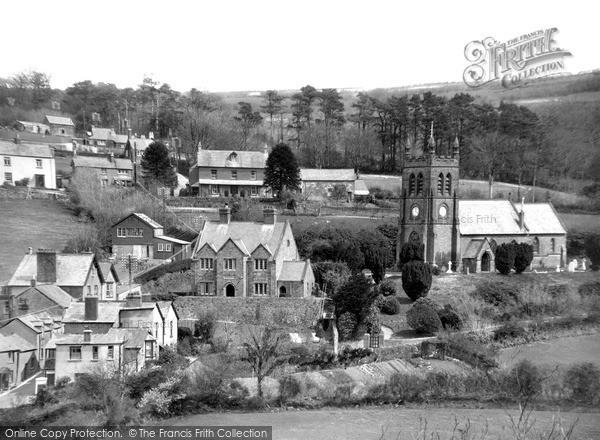 Photo of Parracombe, The Village c.1950