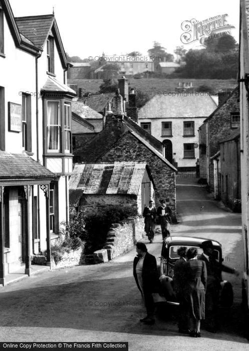 Photo of Parracombe, The Village Street c.1950