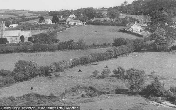 Photo of Parracombe, View From Old Roman Earthworks c.1955