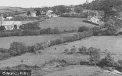 View From Old Roman Earthworks c.1955, Parracombe