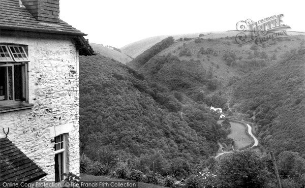 Photo of Parracombe, View From Youth Hostel c.1960