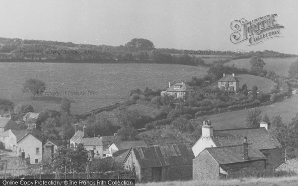 Photo of Parracombe, View Of The Village c.1955