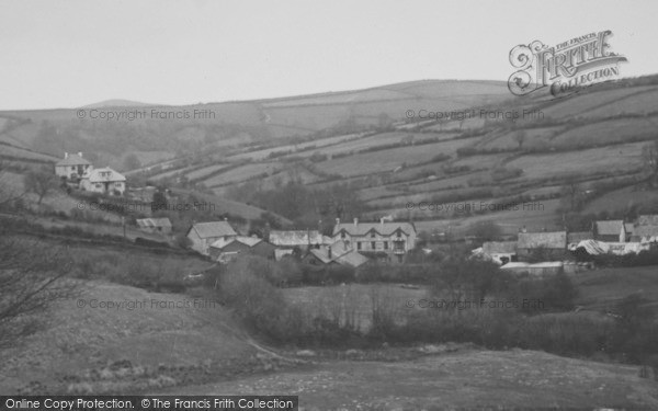 Photo of Parracombe, Village From The Hill c.1950