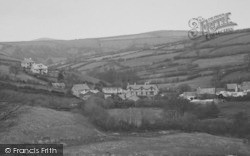 Village From The Hill c.1950, Parracombe