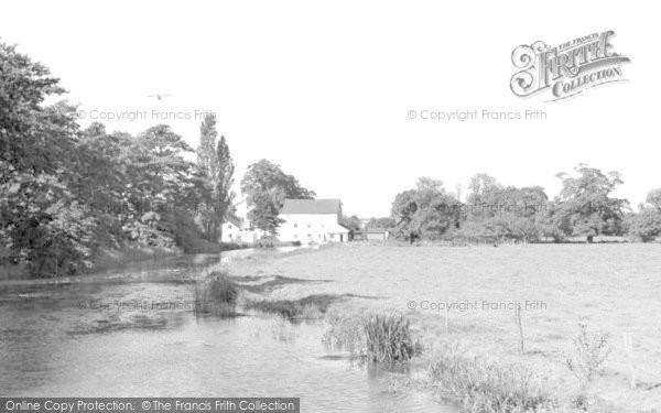 Photo of Passingford Bridge, The River Roding And Passingford Mill c.1960
