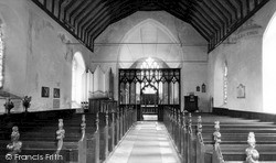 St Margaret's Church, Interior c.1965, Paston