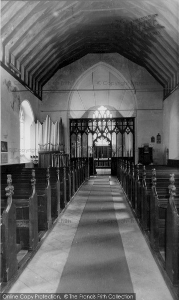 Photo of Paston, St Margaret's Church, Interior c.1965