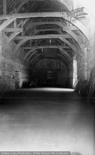 Photo of Paston, The Tithe Barn Interior c.1965